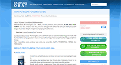 Desktop Screenshot of kampungobat.com